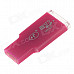 Multifunctional USB 2.0 Micro SD / TF / SD Card Reader - Deep Pink (Max. 32GB)