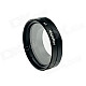 HighPro 37mm Aluminum Alloy UV Lens w/ Cap for Gopro Hero 4/3 / 3+ - Black