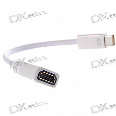 Mini DVI Male to HDMI Female Adapter (1080p)