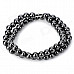 Circular Magnetic Beads Bracelet / Necklace (59 PCS)