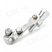 A098 DIY Car Aluminum Alloy Turbo-Sound Whistle Effect for Exhaust Pipe - Silver (S)