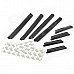 ABS + Rubber Car Door Bumper Strips w/ 3M Adhesive Tapes - Black