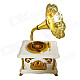 Christmas Gifts Archaize Phonograph Music Box - Golden + White