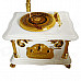 Christmas Gifts Archaize Phonograph Music Box - Golden + White