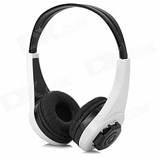 Qiyin MD-333 Multifunctional Earphone w/ TF - White + Black