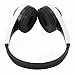 Qiyin MD-333 Multifunctional Earphone w/ TF - White + Black