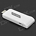 Miracast Wi-Fi Wireless Mirror Ipush Display Dongle - White