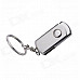 Ourspop U312 Waterproof Swivel Metal USB 2.0 Flash Drive - Silver (16GB)