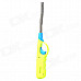 ON1 Refillable Yellow Flame Butane Lighter - Grass green + Silver + Blue