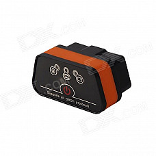 Jtron 090099 Mini Automobile Diagnosis Tool - Black + Orange