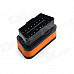 Jtron 090099 Mini Automobile Diagnosis Tool - Black + Orange