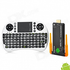 J21 Quad-Core Android 4.2.2 Google TV Player w/ 1GB RAM, 8GM ROM, Bluetooth + Air Mouse - Black