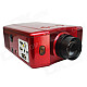 RuiQ 50W LED Multimedia 3D Projector w/ VGA / HDMI / AV / USB - Red