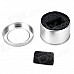 High Quality Cylindrical Iron Gift Box w/ Sponge - Silver