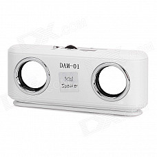 USB Rechargeable Portable MP3 Music Stereo Speaker with SD/USB/Cell Phone Adapters (3.5mm)