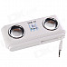 USB Rechargeable Portable MP3 Music Stereo Speaker with SD/USB/Cell Phone Adapters (3.5mm)