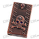 Skull Pattern Ignition Switch Style Windproof Butane Jet Torch Lighter