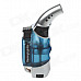 Daming Unique Jet Flame Strong Fire Windproof Inflatable Lighter - Silver + Blue