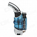 Daming Unique Jet Flame Strong Fire Windproof Inflatable Lighter - Silver + Blue