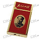 Chairman Mao Figure Pattern Windproof Butane Jet Torch Lighter