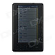 7.0" TFT Screen E-Book Reader Music / Video Media Player w/ Microphone / TF - Black (8GB)