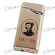 Chairman Mao Figure Pattern Windproof Butane Jet Torch Lighter with Music Effects