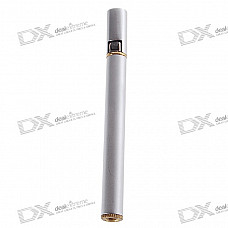 Lady's Cigarette Shaped Silver Butane Lighter