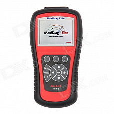 Autel MD802 MaxiDiag Elite MD802 All System Scanner Tool - Red + Black