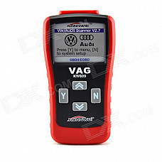 KW809 2.8" LCD OBDII / EOBD Multifunction Car Diagnostic Scanner for CAN VW / AU-DI - Red + Black