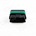 Super Mini iCar2 Vehicle Bluetooth OBD-II Code Diagnostic Tool / Clearer - Black + Green