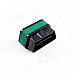 Super Mini iCar2 Vehicle Bluetooth OBD-II Code Diagnostic Tool / Clearer - Black + Green