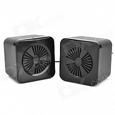 ET1122 Mini Wired Multimedia Speaker - Black