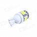 T10 / 194 / W5W 1W 100lm 5 x SMD 5050 LED White Car Side Light / Instrument / Reading lamp - (12V)