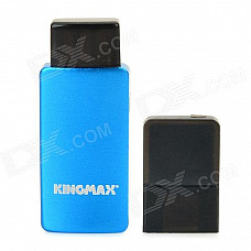 KINGMAX KOTGR-01 Micro USB MicroSD / TF Card Reader w/ USB 2.0 Adapter - Black + Blue (Max. 64GB)