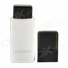 KINGMAX KOTGR-01 Micro USB MicroSD / TF Card Reader w/ USB 2.0 Adapter - Black + Silver (Max. 64GB)