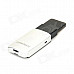 KINGMAX KOTGR-01 Micro USB MicroSD / TF Card Reader w/ USB 2.0 Adapter - Black + Silver (Max. 64GB)