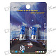 T10 9518 4W Blue Light 4-LED Car Signal Light Bulbs (2-Pack/DC 12V)