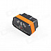 Super Mini iCar2 Vehicle Bluetooth OBD-II Code Diagnostic Tool / Clearer - Black + Orange