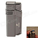 COHIBA H063B Fashionable Super Fire Windproof Butane Jet Flame Lighter - Black + Grey