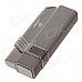 COHIBA H063B Fashionable Super Fire Windproof Butane Jet Flame Lighter - Black + Grey