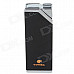 COHIBA H026B Super Fire Windproof Butane Jet Flame Lighter - Black + Silver