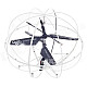 HappyCow Mini 3-CH IR Remote Control Helicopter Light UFO w/ Gyroscope - White + Black