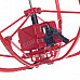 HappyCow Mini 3-CH IR Remote Control Helicopter Light UFO w/ Gyroscope - Red + Black