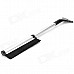 2-in-1 Retractable Cleaning Brush & Shovel - Black + Silver