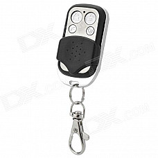 RR2 4-Key Mutual-Duplicating Remote Controller - Black + Silver (1 x 27A)