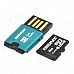 KINGMAX Class10 16GB TF / Micro SDHC Card + TF Card Reader Set