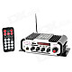 HY600 2 Sound Tracks Car Motorcycle Hi-Fi Power Amplifier w/ Karaoke / USB / FM