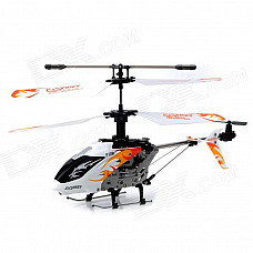 DFD F106 USB Rechargeable 4-CH R/C Helicopter w/ Gyroscope - White + Black