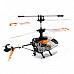 DFD F106 USB Rechargeable 4-CH R/C Helicopter w/ Gyroscope - White + Black