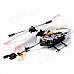 DFD F106 USB Rechargeable 4-CH R/C Helicopter w/ Gyroscope - White + Black